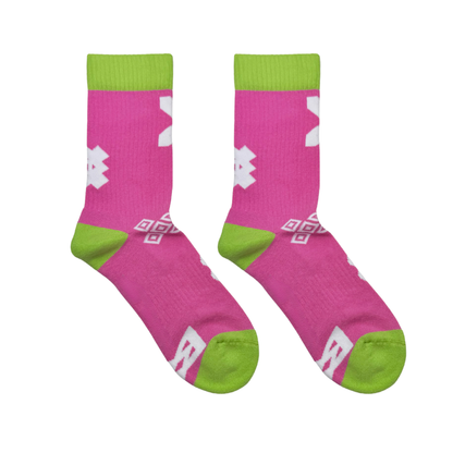 Pink Icon Sports Socks