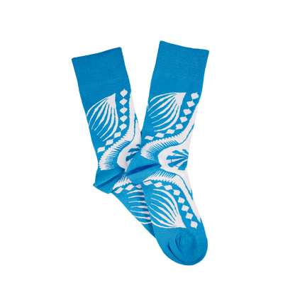 Dashiki Blue Socks