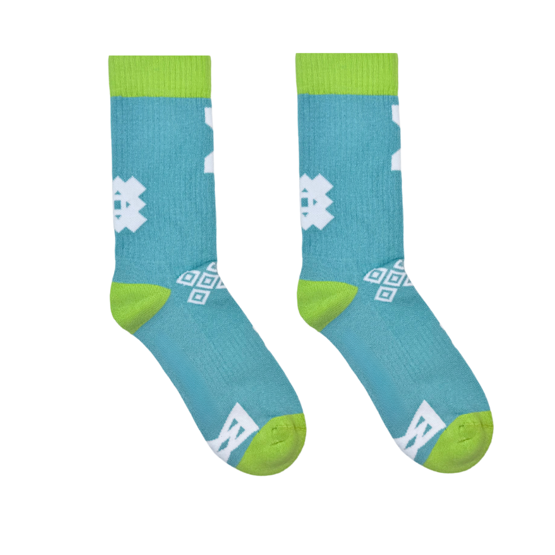 Aqua Icon Sports Socks