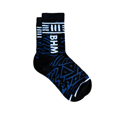 BHM Black Sports Socks