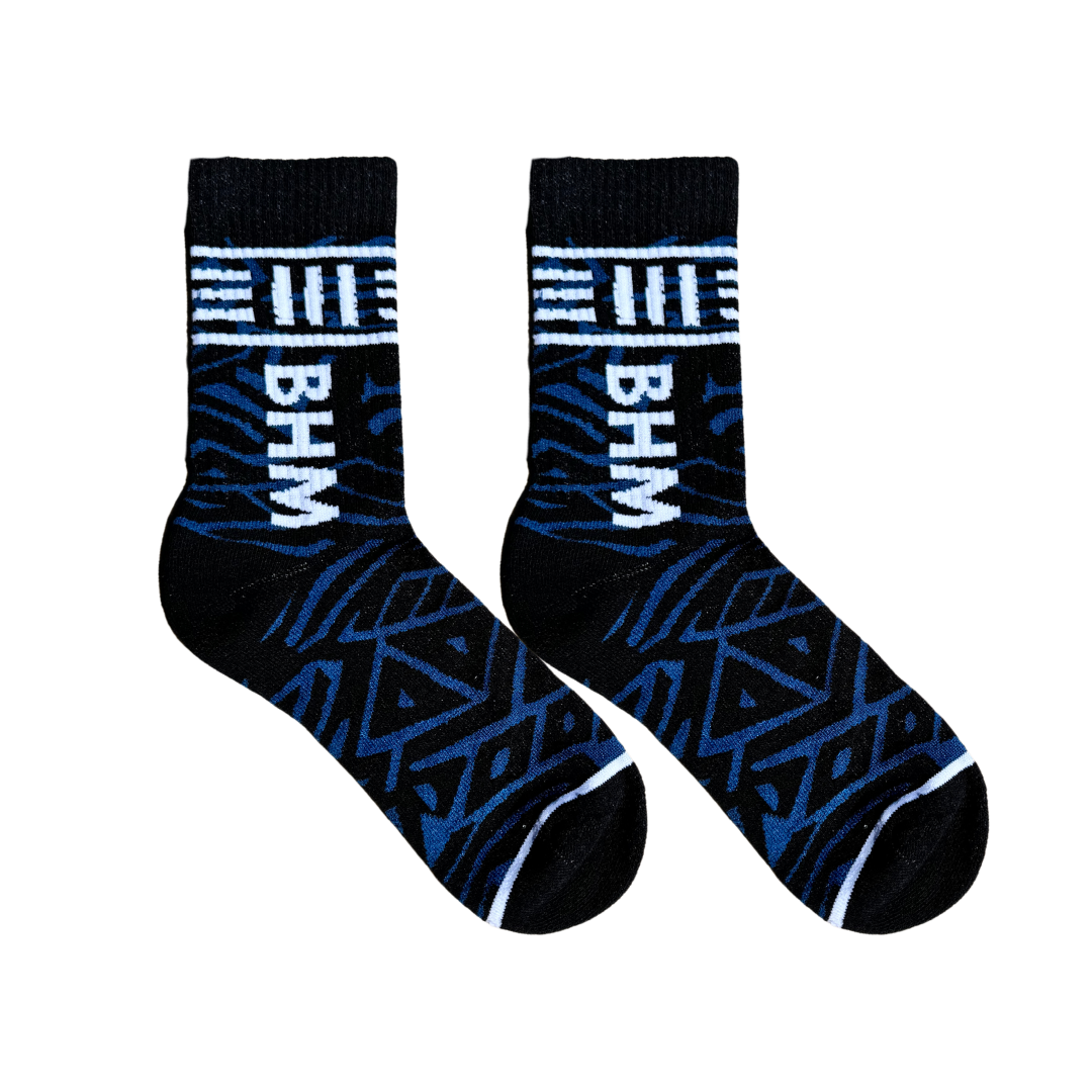 BHM Black Sports Socks