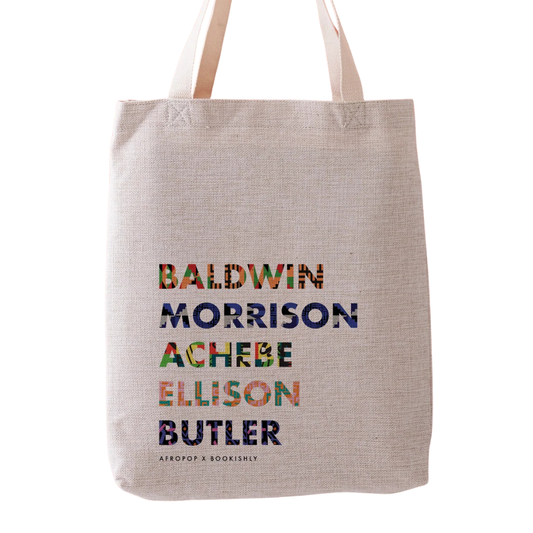 List of Black Authors | Afropop X Bookishly | Tote Bag