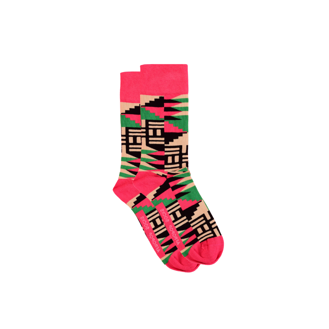 Scholar Socks Pink