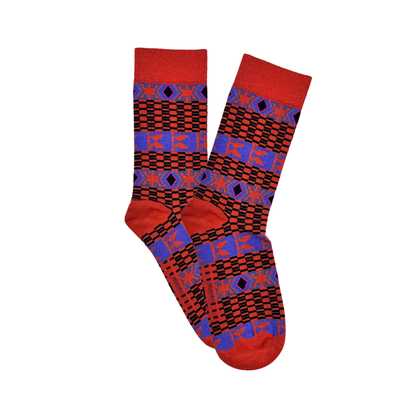 Tribal Red Socks