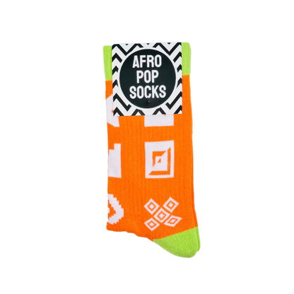 Orange Icon Sports Socks