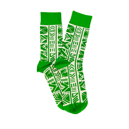 Bogolan Green Socks