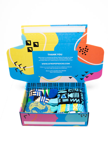 Cool Blue Gift Box