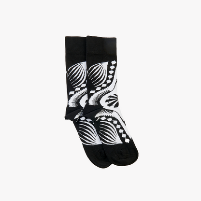 Dashiki Socks  (Black)
