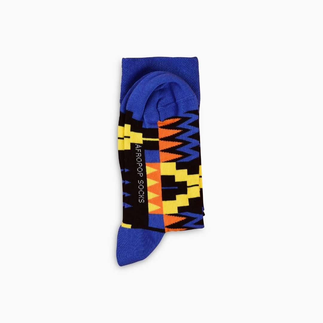 Zion Socks Blue