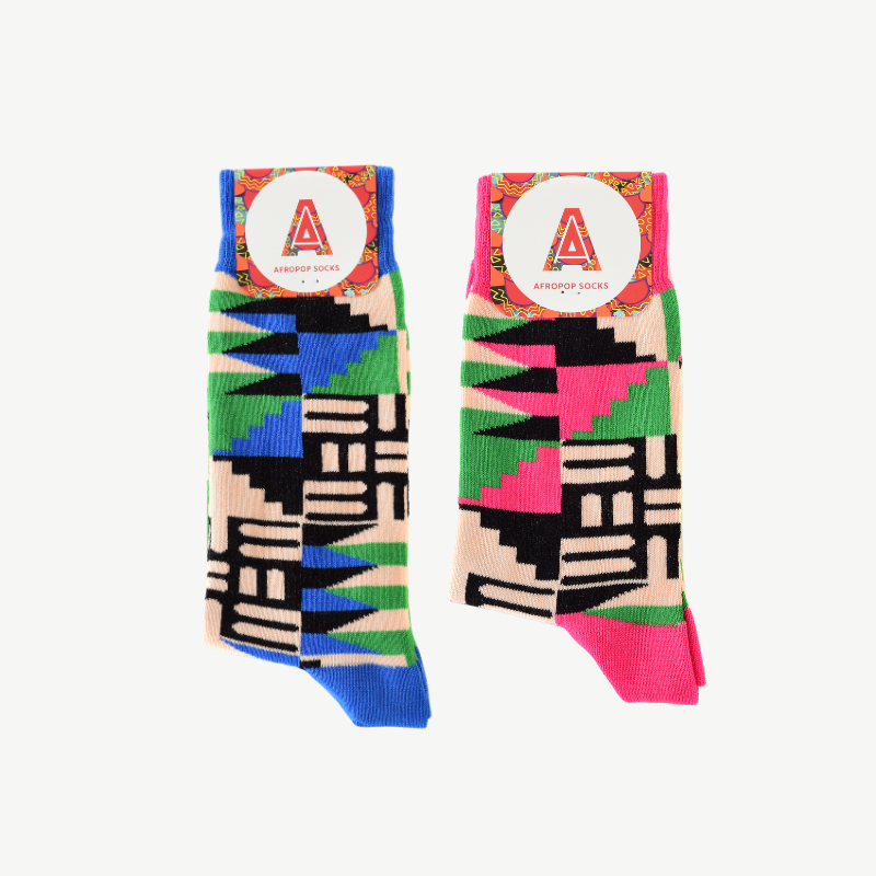 His 'n' Hers Scholar Socks for Men and Women (African Socks)