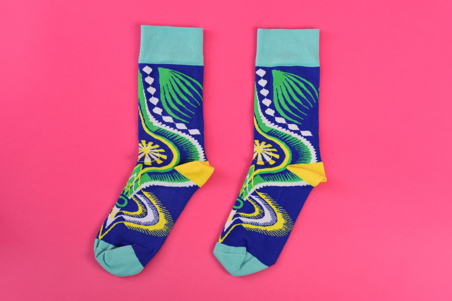 Dashiki Socks Blue