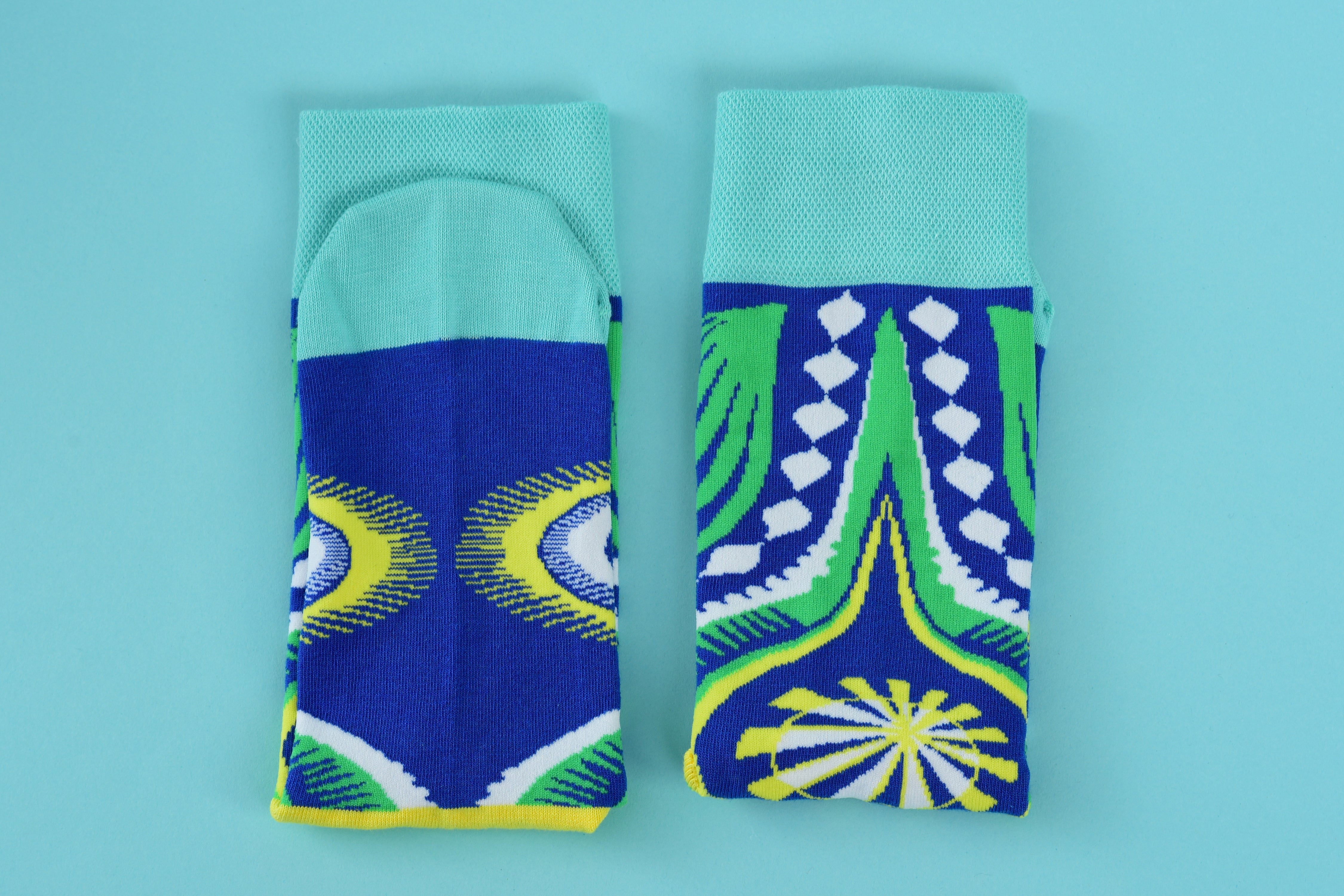KIDS Dashiki Socks (Blue)