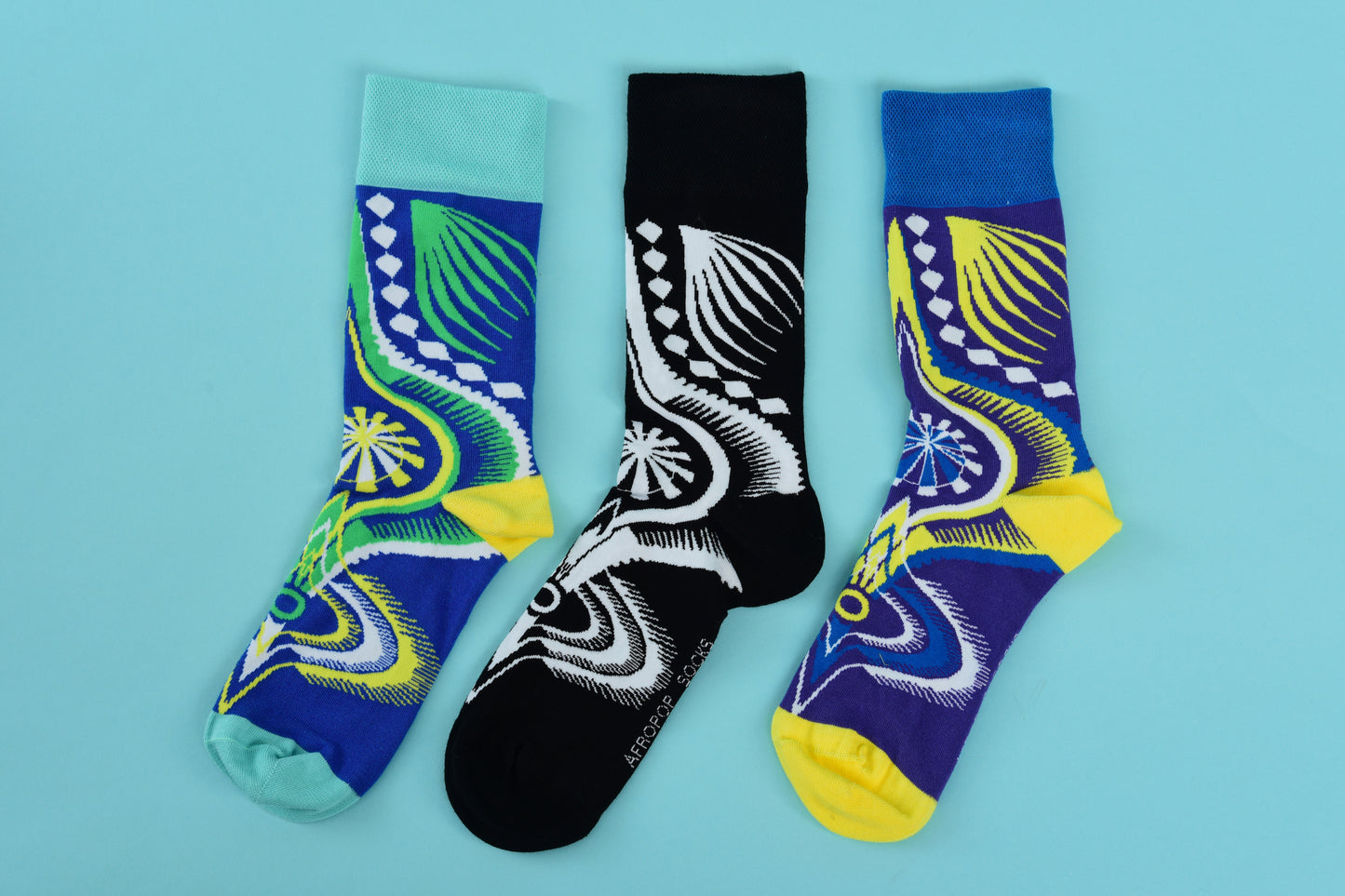 Dashiki Socks Blue