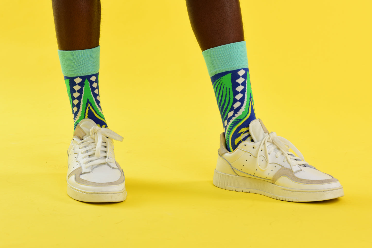 Dashiki Socks Blue