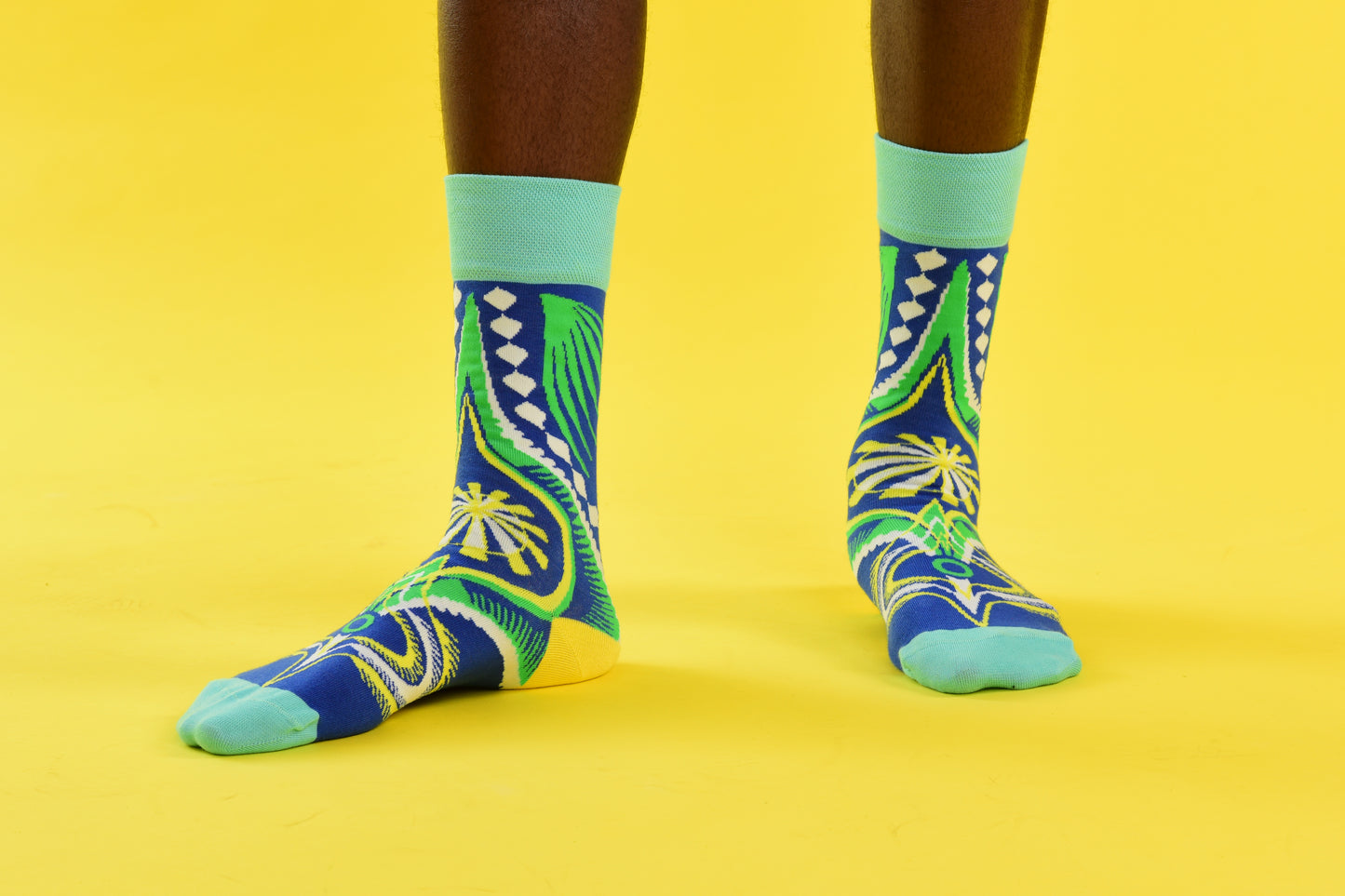 Dashiki Socks Blue