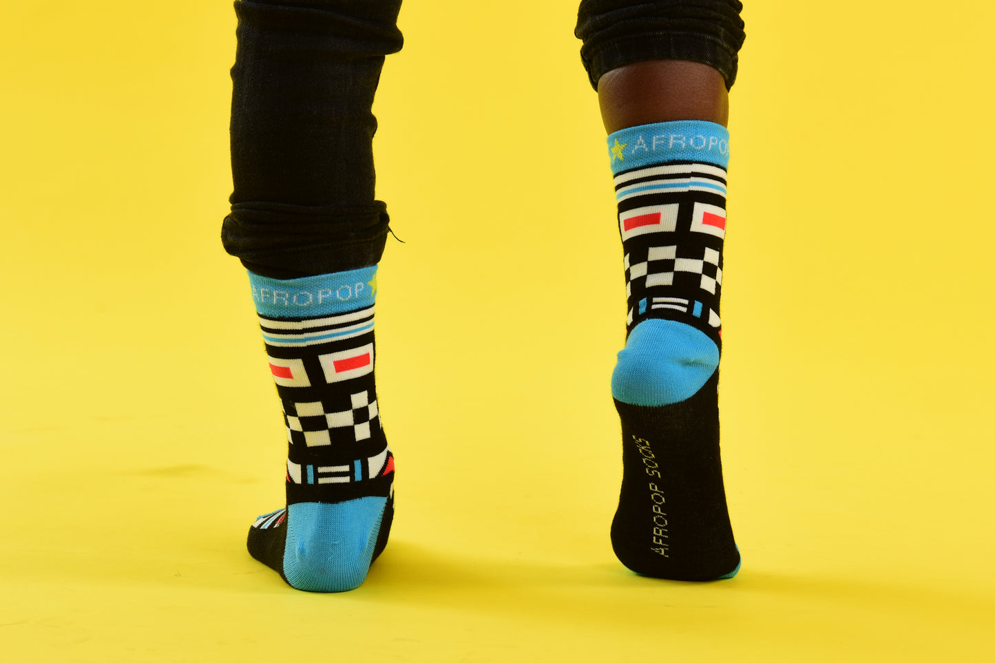 KIDS Ndebele Blue Socks