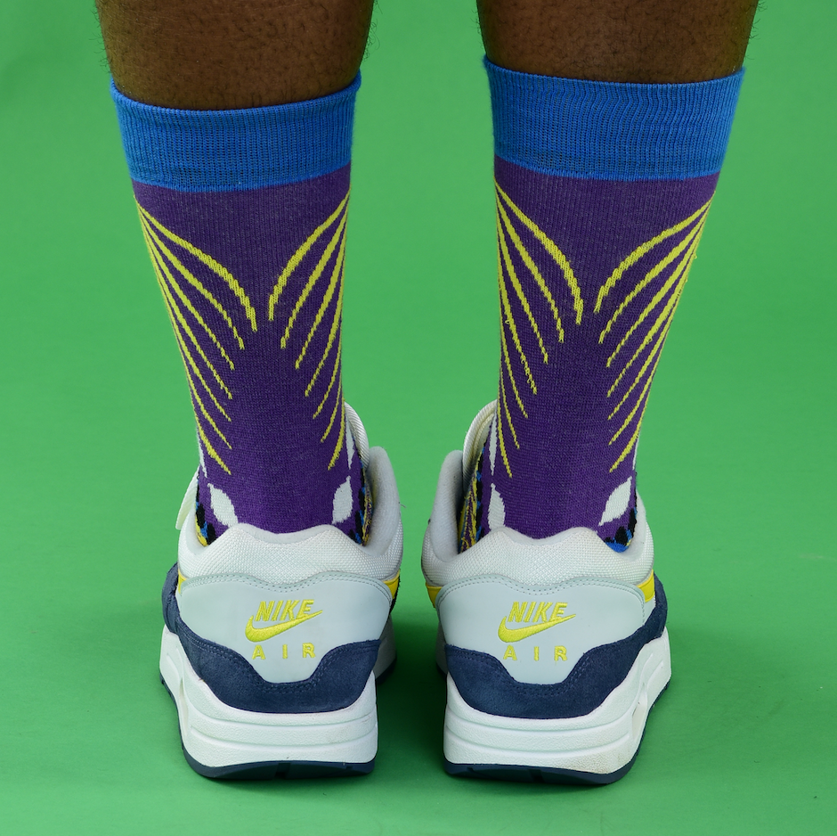 Dashiki Socks (Purple)